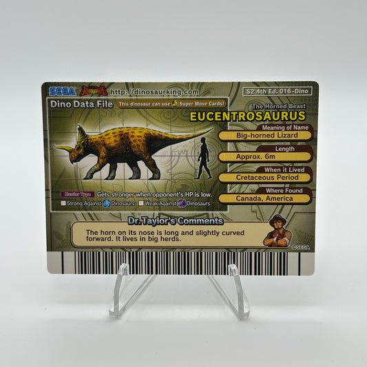 Eucentrosaurus - 016-Dino - Dinosaur King S2 4th Edition