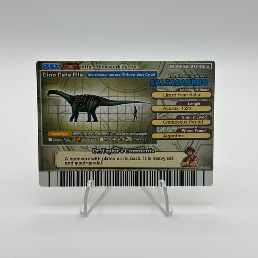 Saltasaurus - 012-Dino - SEGA Dinosaur King S2 4th Edition