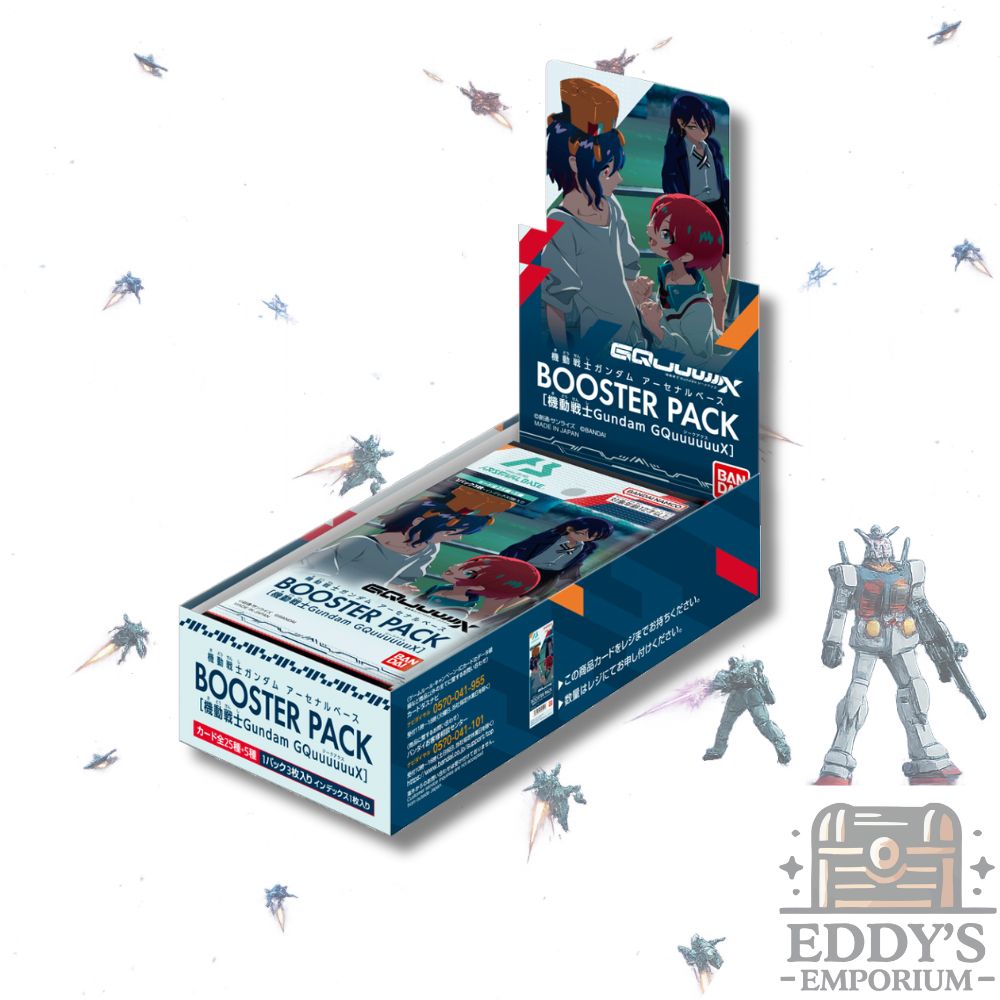 Mobile Suit Gundam Arsenal Base: GQuuuuuuX Booster Box Eddy's Emporium Mobile Suit Gundam Arsenal Base: GQuuuuuuX Booster Box Eddy's Emporium
