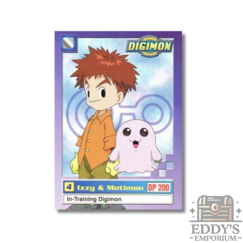 Izzy & Motimon #4 - Upper Deck Digimon: Series 1
