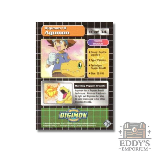 Agumon #8 - Upper Deck Digimon: Series 1