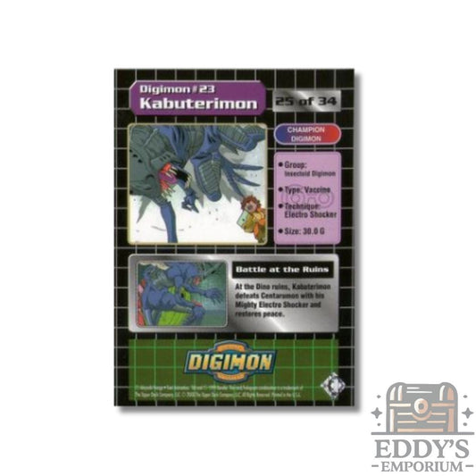 Kabuterimon #23 - Upper Deck Digimon: Series 1