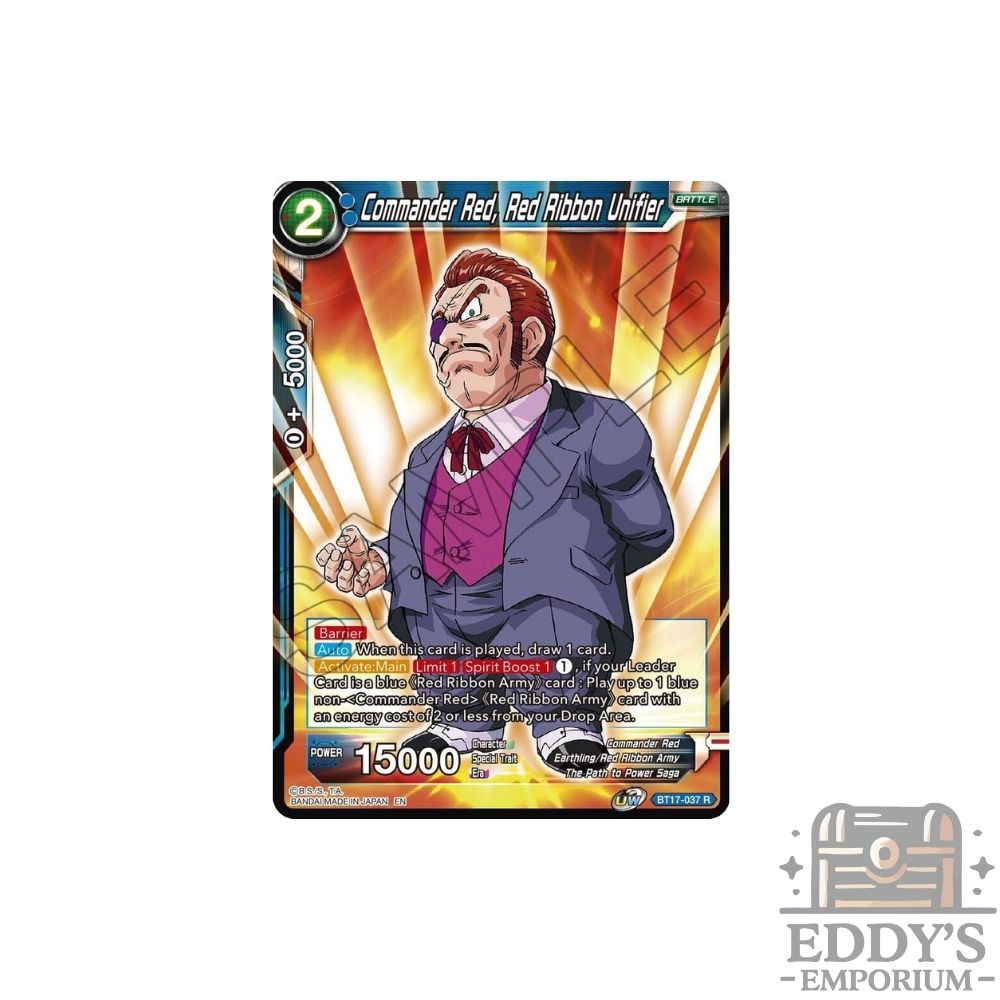 Commander Red, Red Ribbon Unifier – BT17-037 – Foil