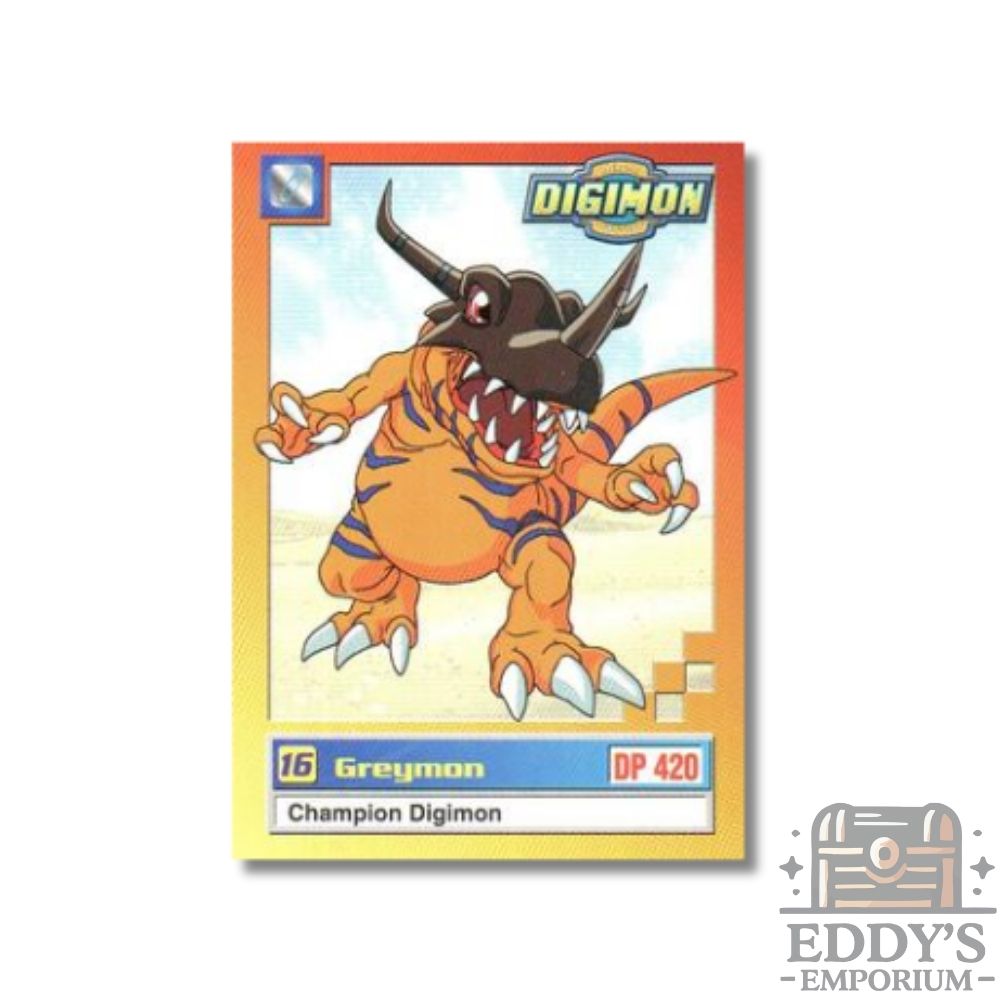 Greymon #16 - Upper Deck Digimon: Series 1