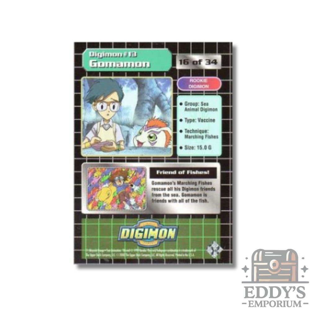 Gomamon #13 - Upper Deck Digimon: Series 1
