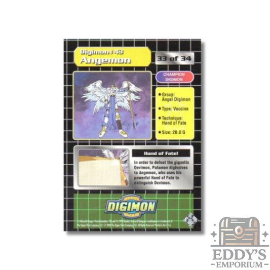 Angemon #43 - Upper Deck Digimon: Series 1