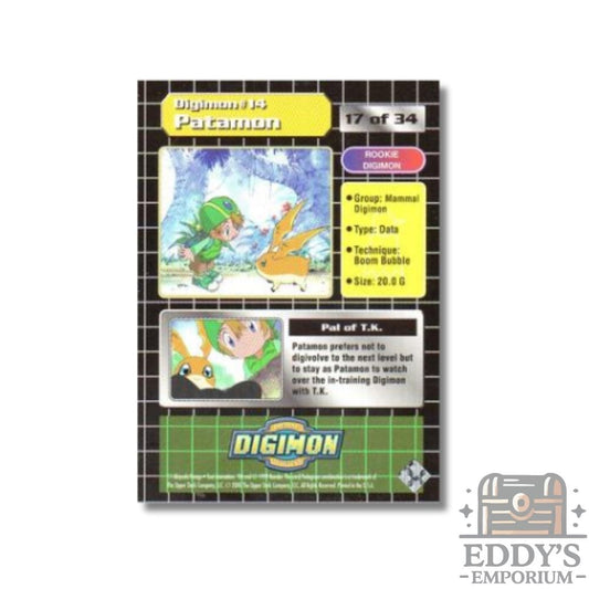 Patamon #14 - Upper Deck Digimon: Series 1
