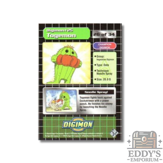 Togemon #25 - Upper Deck Digimon: Series 1
