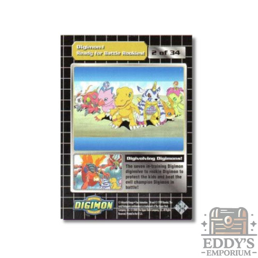Ready for battle! Rookies!! - Upper Deck Digimon: Series 1