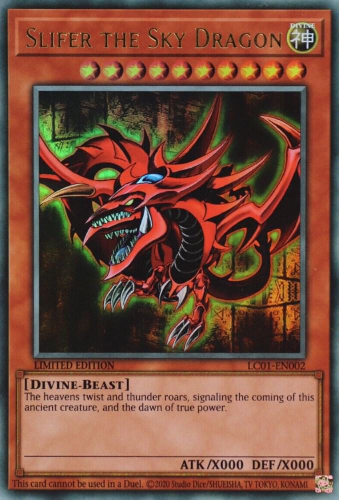 Slifer the Sky Dragon (25th Anniversary Edition) LC01-EN002 Yu-Gi-Oh Legendary Collection: 25th Anniversary Edition