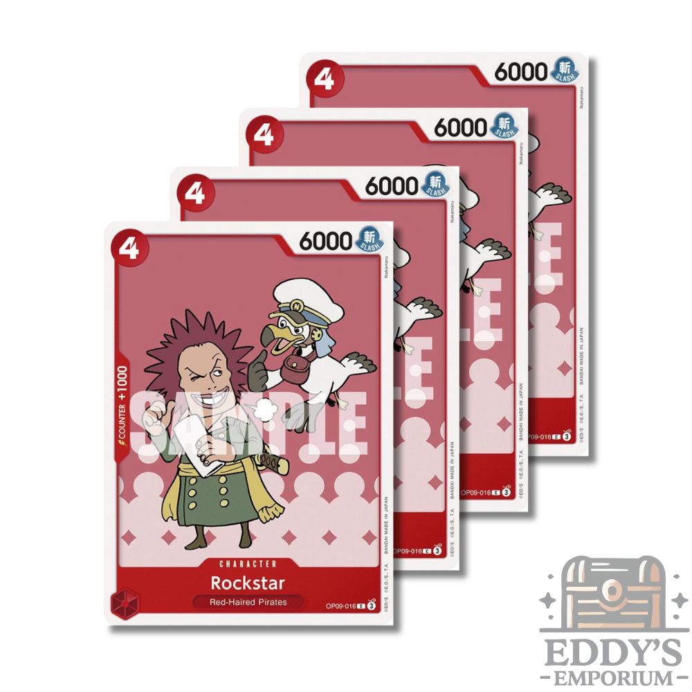 One Piece CG: Rockstar x4 - OP09-016 - English