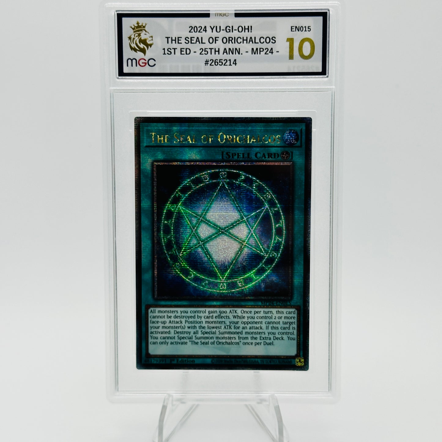 Seal of Orichalcos (QCSR 1st Ed) - MP24-EN015 - QC Stampede - MGC 10
