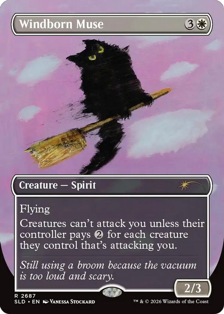 Windborn Muse 2687 Secret Lair Drop Series Magic: The Gathering Rare