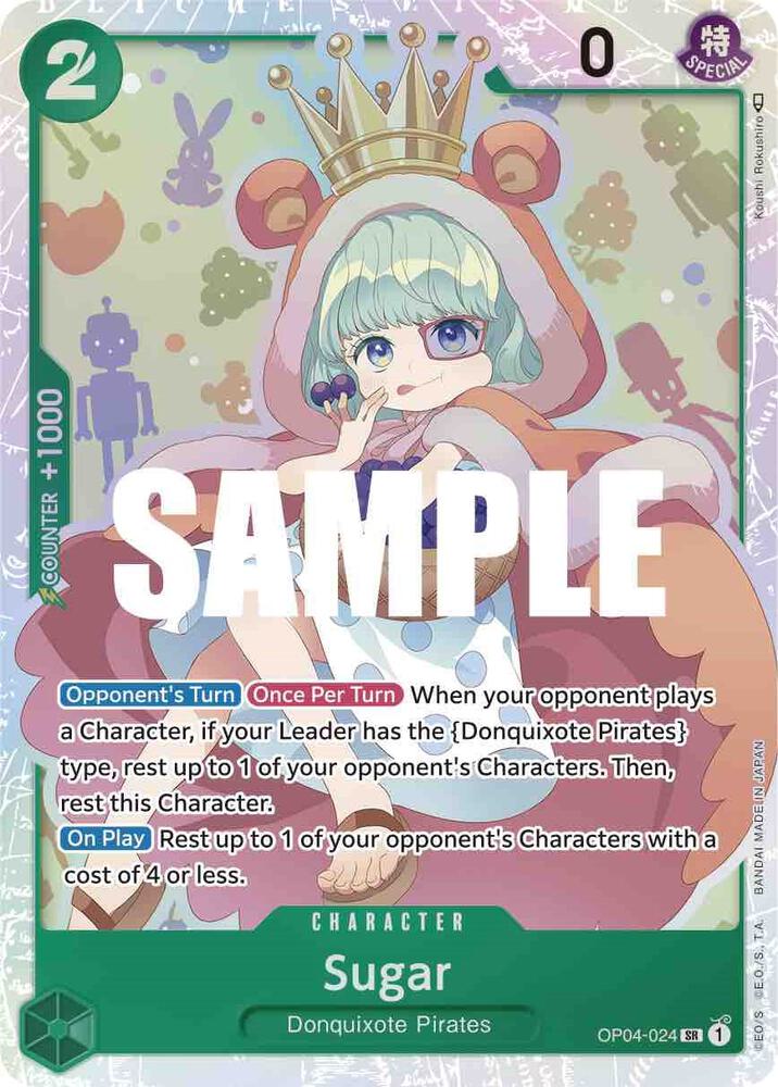 Sugar OP04-024 Kingdoms of Intrigue One Piece Foil Super Rare