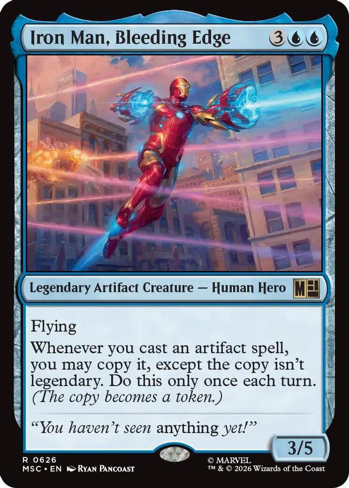 Iron Man, Bleeding Edge 626 Commander: Marvel Super Heroes Magic: The Gathering