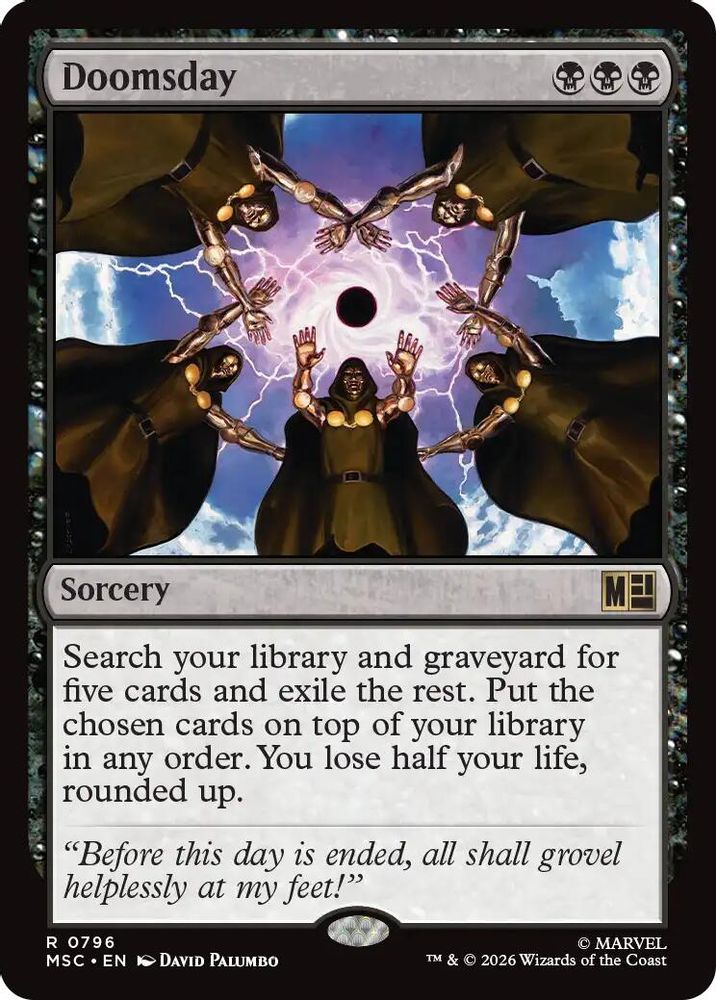 Doomsday 796 Commander: Marvel Super Heroes Magic: The Gathering