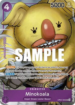 Minokoala (Box Topper) OP02-086 Paramount War One Piece Foil Uncommon