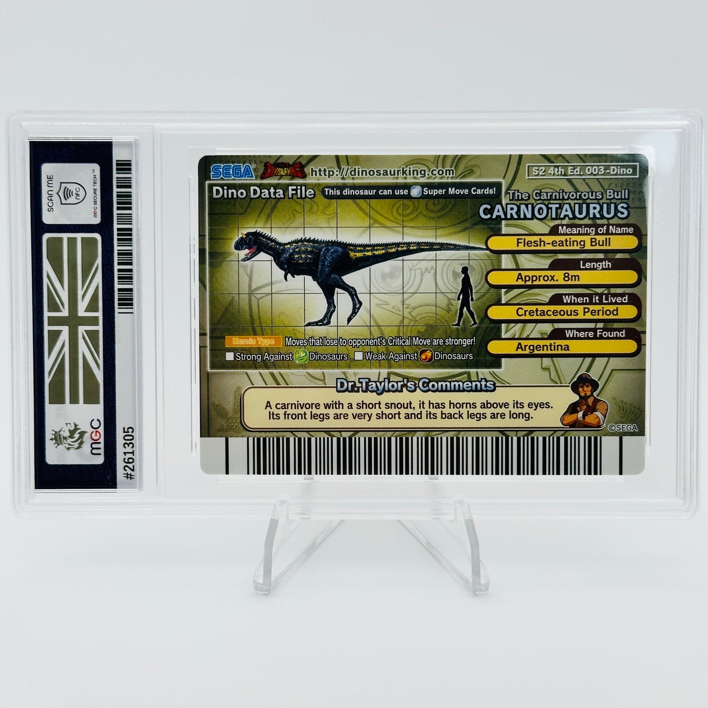 Carnotaurus - 083 - Dinosaur King Arcade - MGC 9