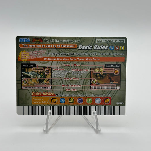 Neck Crusher - 058-Move - Dinosaur King S2 4th Edition