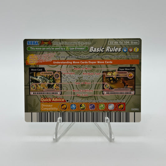 Egg Attack - 102-Grass - SEGA Dinosaur King S2 4th Edition