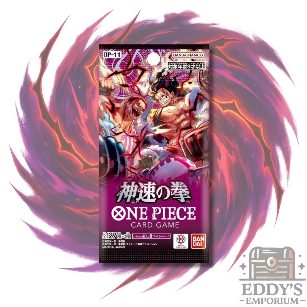 One Piece Card Game (OP-11): A Fist of Divine Speed Japanese Booster P Eddy's Emporium One Piece Card Game (OP-11): A Fist of Divine Speed Japanese Booster P Eddy's Emporium
