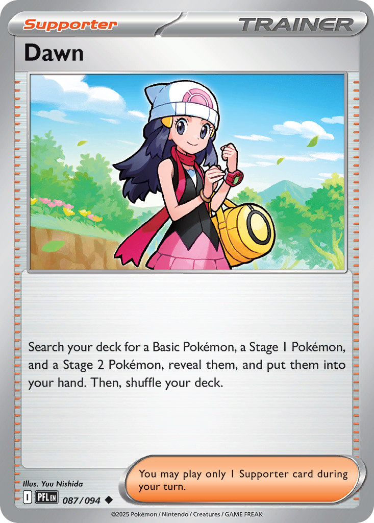 Dawn 087/094 Phantasmal Flames Pokemon Reverse Holo