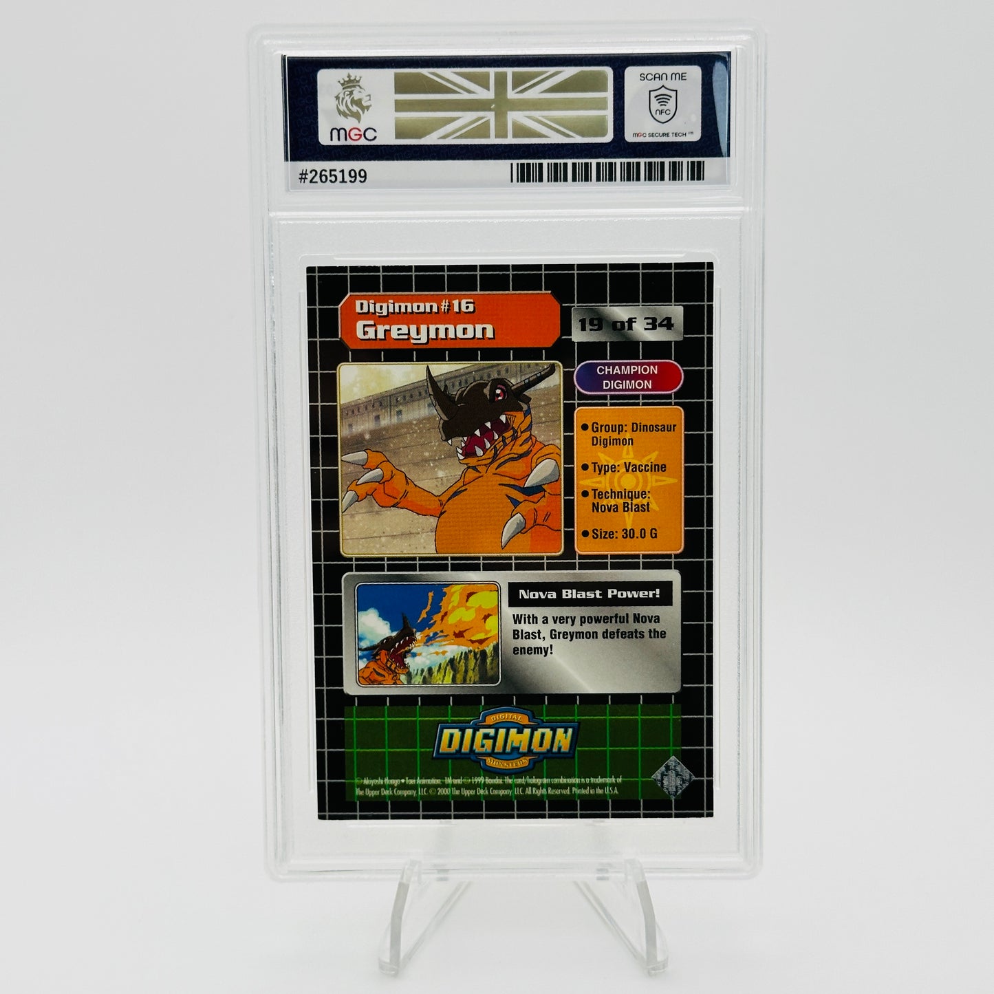 Greymon - 019/034 - Upper Deck 1999 - MGC 7