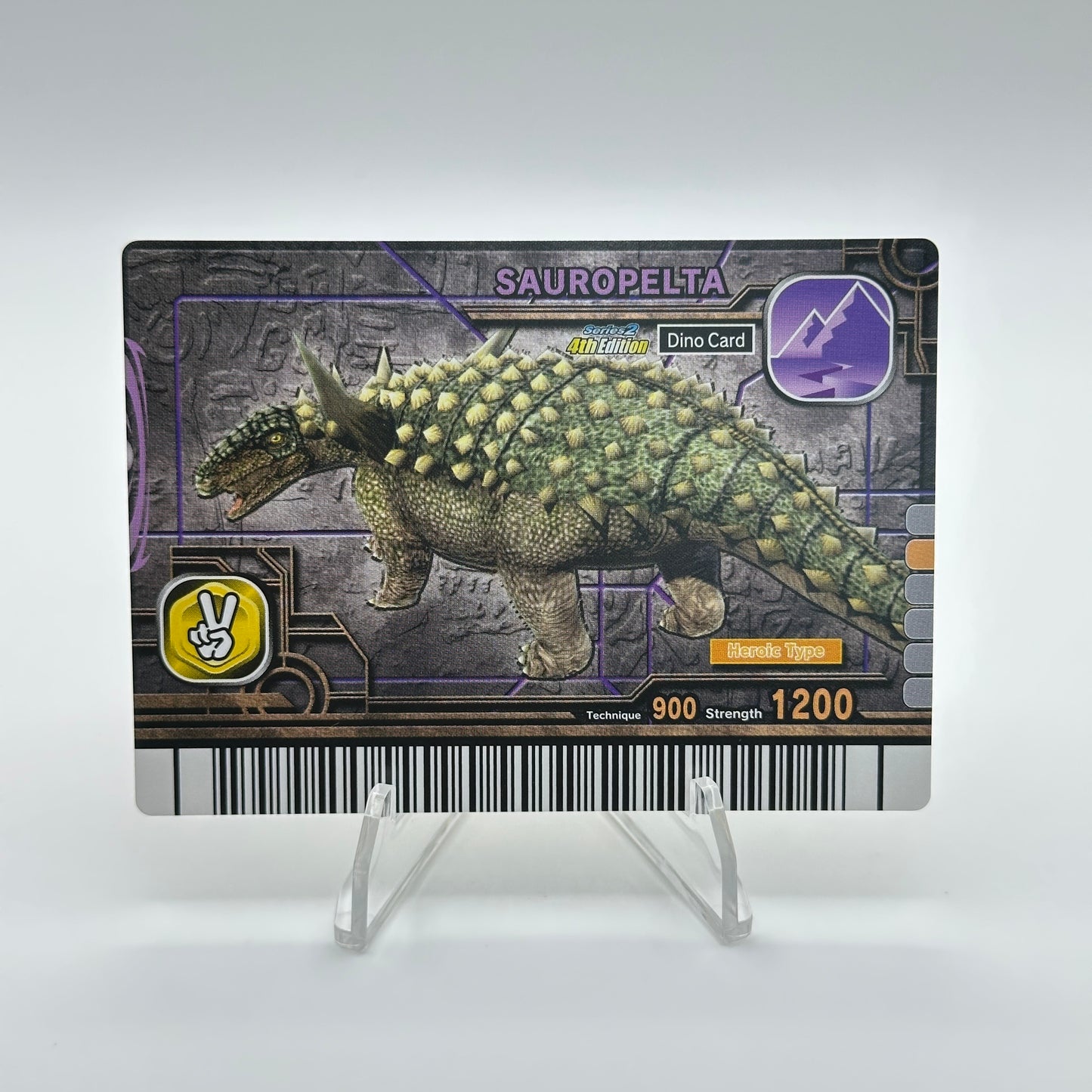 Sauropelta - 017-Dino - SEGA Dinosaur King S2 4th Edition