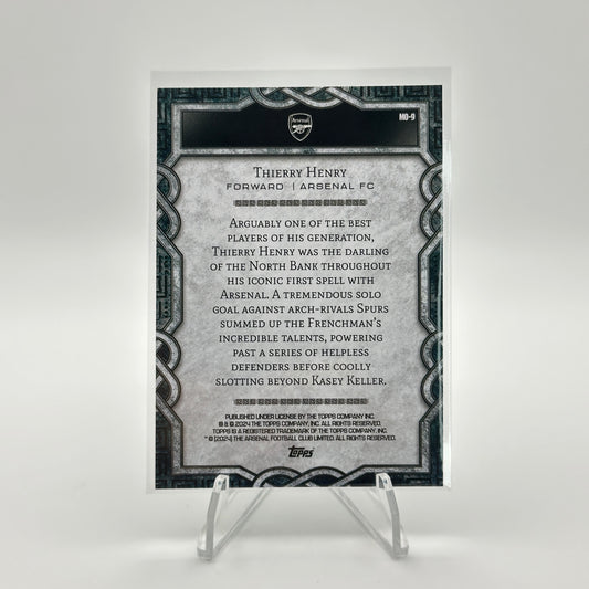 Thierry Henry - MO-9 - Topps Arsenal Fan Set 24/25