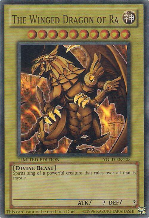 The Winged Dragon of Ra YGLD-ENG03 Yu-Gi-Oh King of Games: Yugi's Legendary Decks
