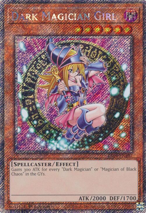 Dark Magician Girl (3rd Art) (Platinum Secret Rare) RA04-EN107 Yu-Gi-Oh Quarter Century Stampede