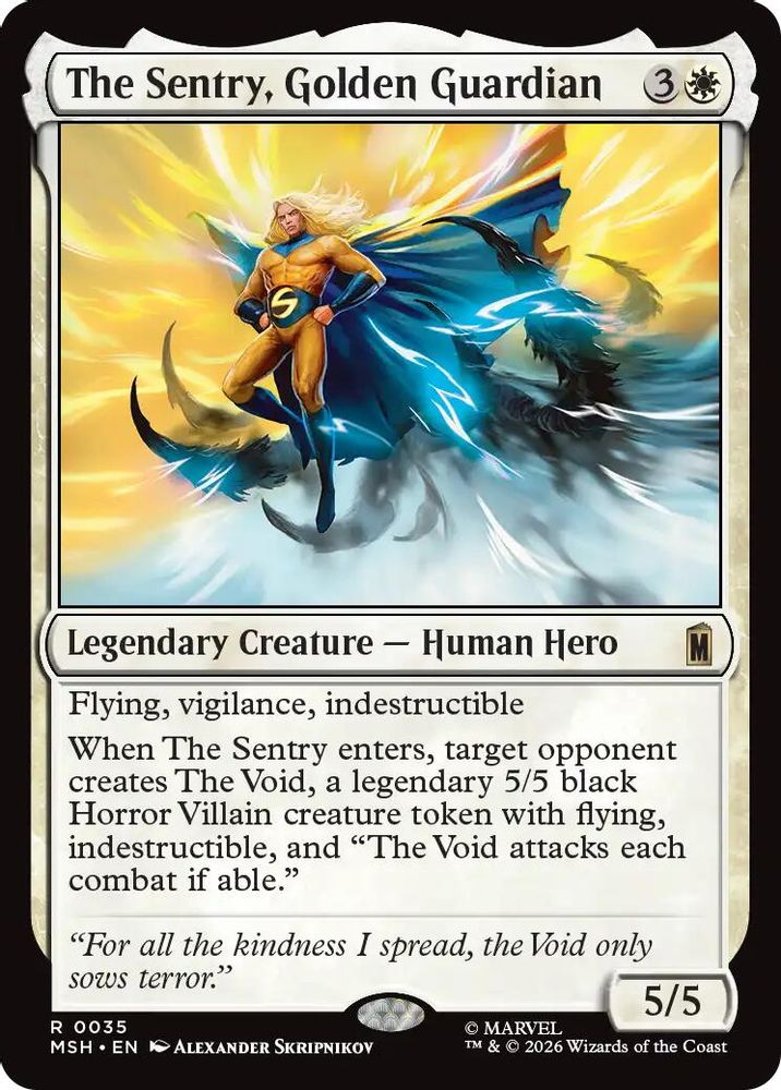 The Sentry, Golden Guardian 35 Marvel Super Heroes Magic: The Gathering