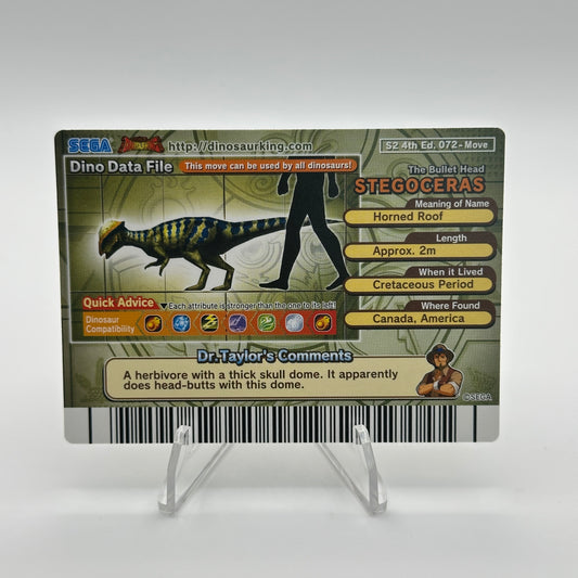 Triple Headbutt - 072-Move - SEGA Dinosaur King S2 4th Edition