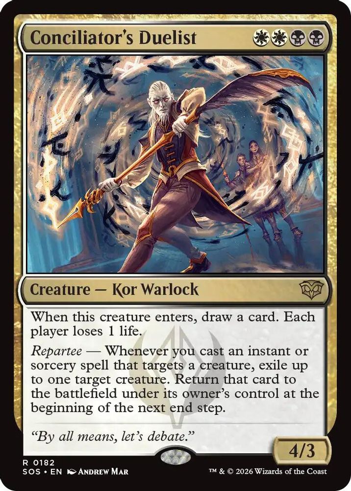 Conciliator's Duelist 182 Secrets of Strixhaven Magic: The Gathering Rare