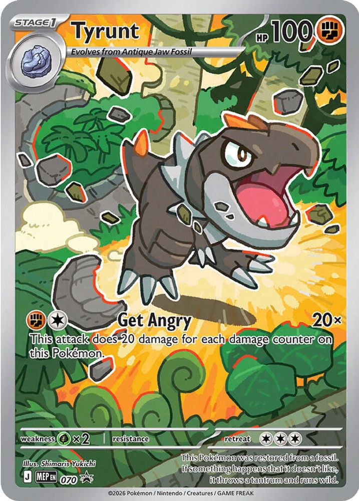 Tyrunt 070 ME: Mega Evolution Promo Pokemon Holo Promo