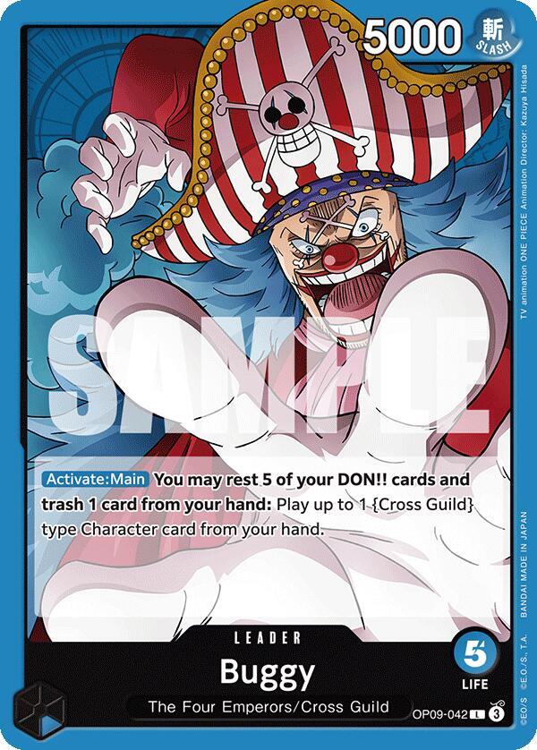 Buggy (042) OP09-042 Emperors in the New World One Piece Leader