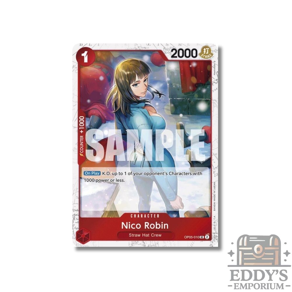 One Piece CG: Nico Robin - OP05-010 (PRB) - JR Foil English