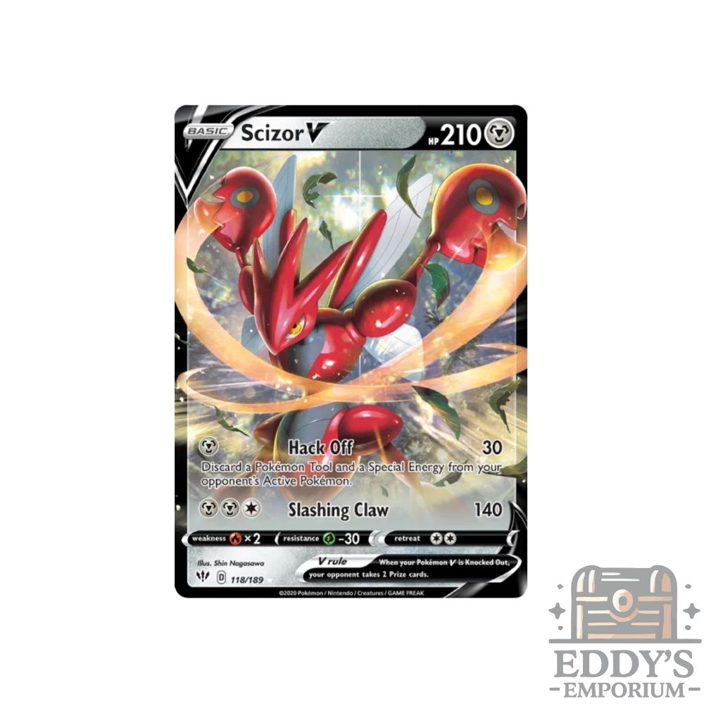 Scizor V - 118/189 - Darkness Ablaze