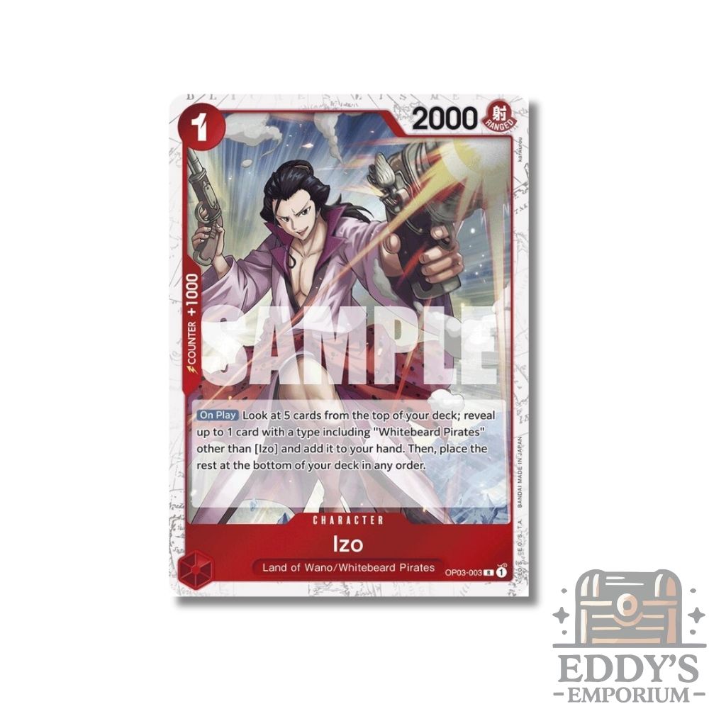 One Piece CG: Izo - OP03-003 (PRB) - JR Foil English