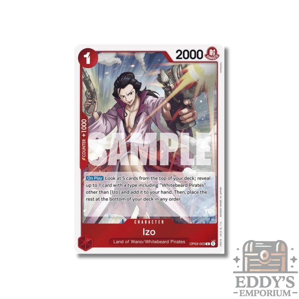 One Piece CG: Izo - OP03-003 (PRB) - Foil English