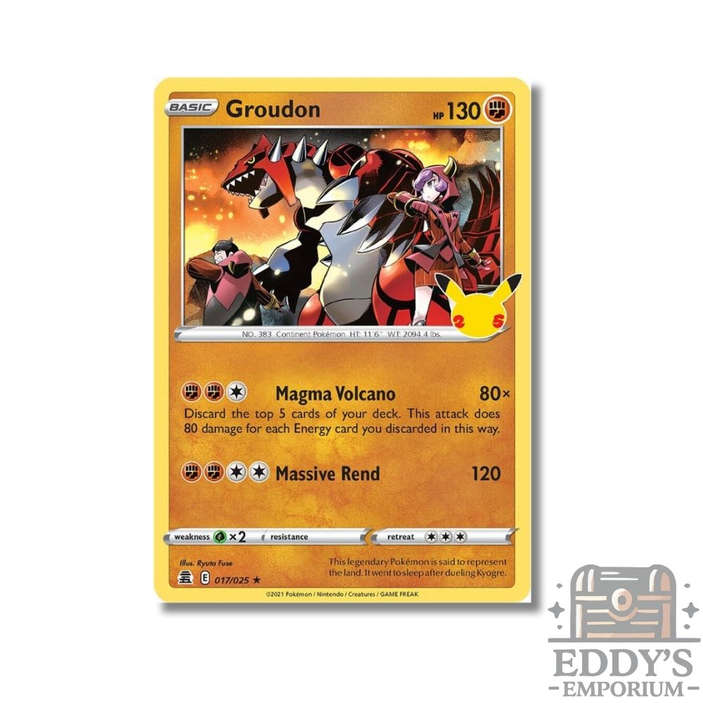 Groudon 017/025 - Celebrations - Holo