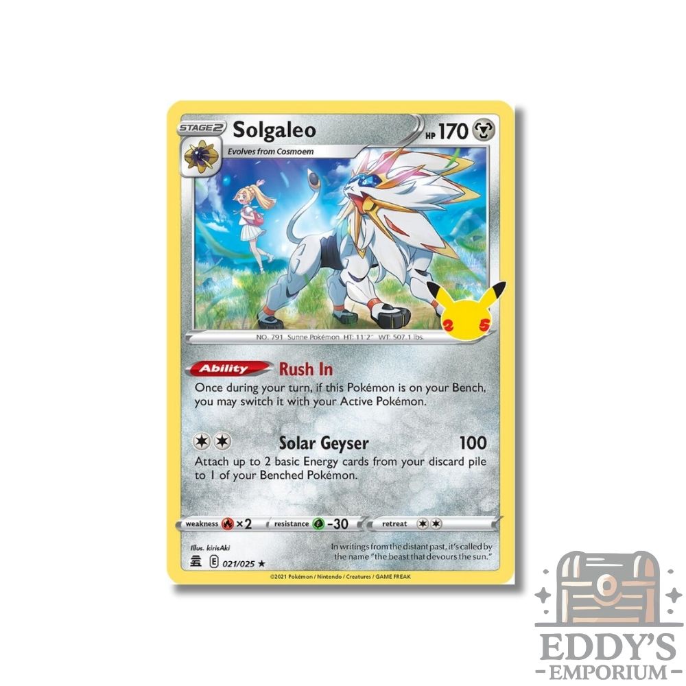 Solgaleo 021/025 - Celebrations - Holo