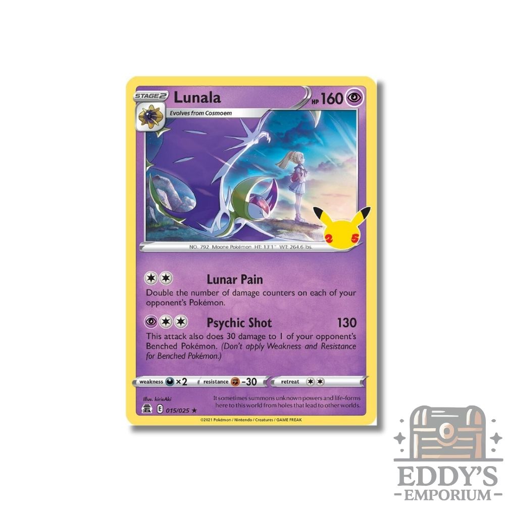 Lunala 015/025 - Celebrations - Holo