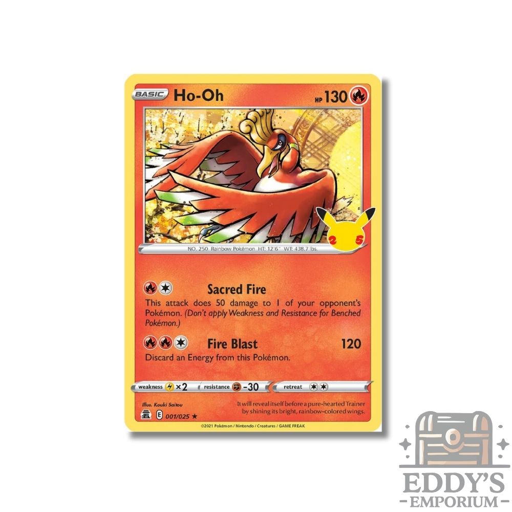 Ho-Oh 001/025 - Celebrations - Holo