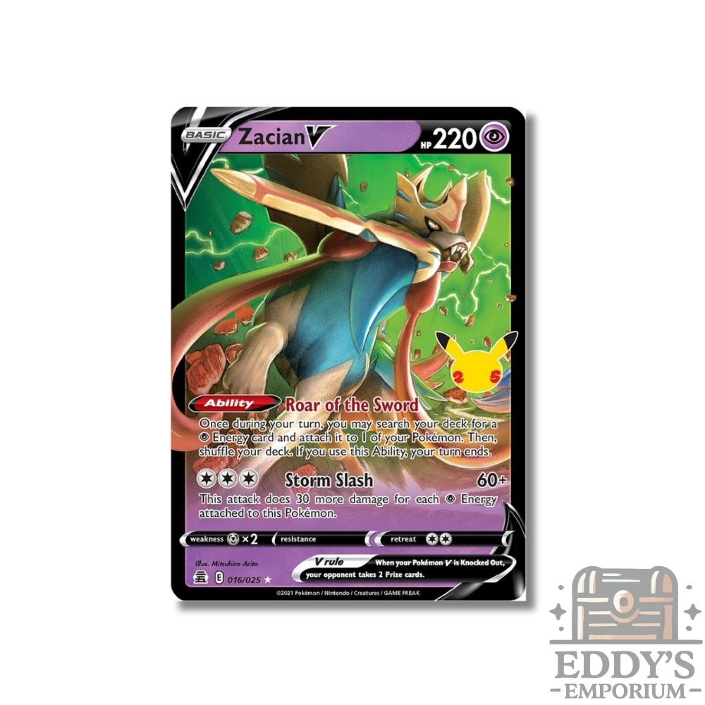 Zacian V 016/025 - Celebrations - Full Art