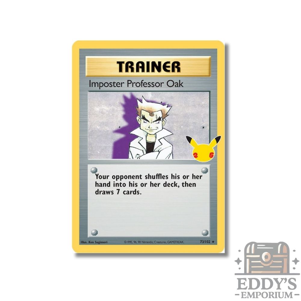 Imposter Professor Oak 73/102 - Celebrations - Holo