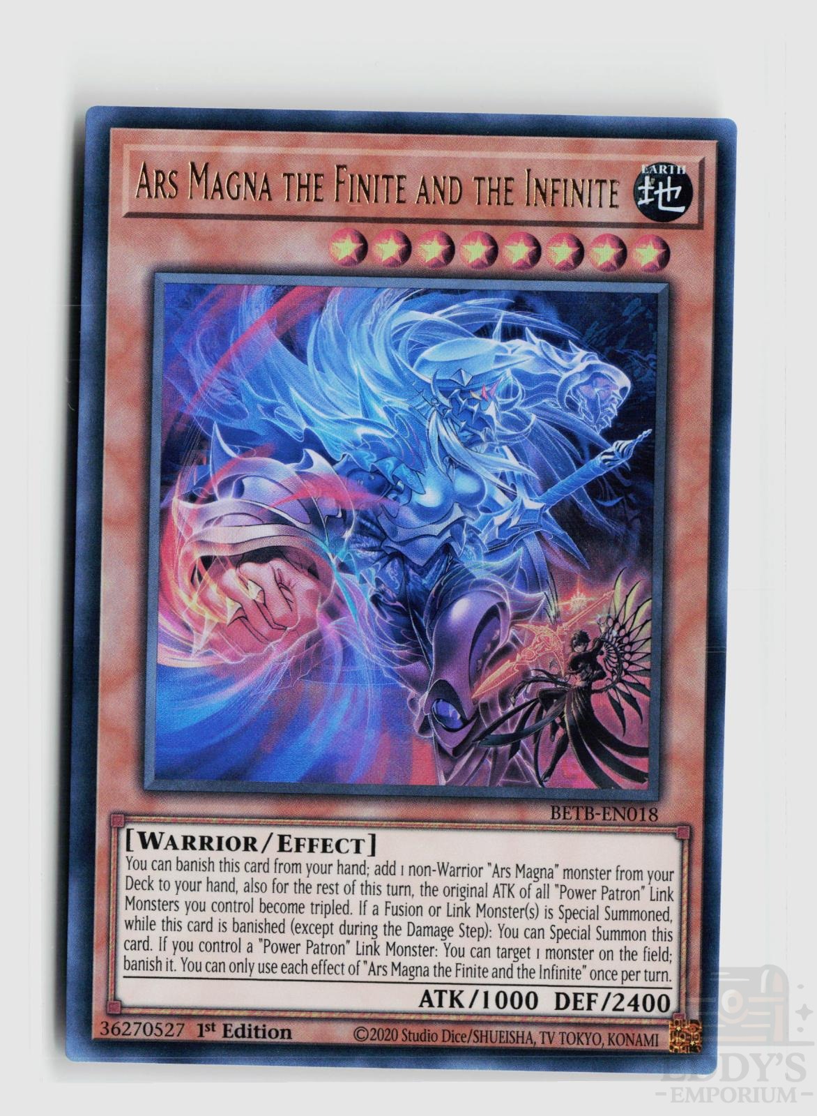 Ars Magna the Finite and the Infinite BETB-EN018 Beyond the Brave Yu-Gi-Oh 1st Edition NM