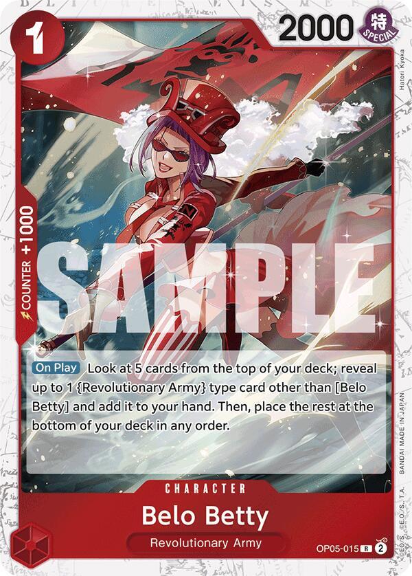 Belo Betty (Jolly Roger Foil) OP05-015 Premium Booster -The Best- One Piece Rare