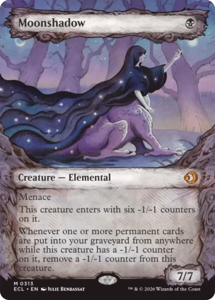 Moonshadow (0313) (Showcase) 313 Lorwyn Eclipsed Magic: The Gathering Mythic
