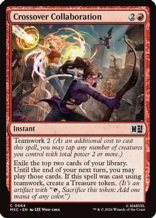 Crossover Collaboration 684 Magic: The Gathering Commander: Marvel Super Heroes